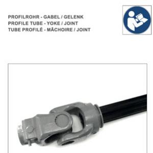 Repair instructions profile tube and yoke/joint