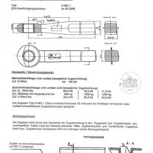 Bedienungsanleitung Zugöse ZO74053-50A