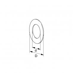 SCHEIBE 64X118X0,5 1042859 La Walterscheid® Walterscheid® Rondelle - 1042859
