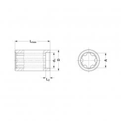 ZNP1 3/4-20 L80 1084997 Ds Walterscheid® Walterscheid® Hub ZNP 1 3/4-20 - 1084997