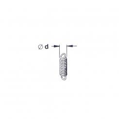 DA14,6X1,6 L46,8 I13,25 1099481 La Walterscheid® Crochets de bras inférieur seuls UHK-B Walterscheid® Ressort en traction Cat. 3 H - 1099481