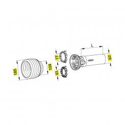 PGH20 A1000 862410 1116466 La Walterscheid® Walterscheid® Schutzhälfte aussen PGH 20 - 1116466
