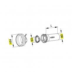 SCH25 A1500 8525120 WW2580 1116539 La Walterscheid® Walterscheid® Schutzhälfte aussen SCH 25 - 1116539