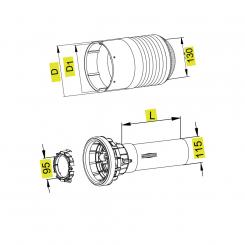 PGH30 A1000 863860 *** 1116620 La Walterscheid® Walterscheid® Schutzhälfte aussen PGH 30 - 1116620