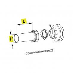 SCH25 J1500 8524100 K WW2380 1116832 La Walterscheid® Walterscheid® Schutzhälfte innen SCH 25 - 1116832