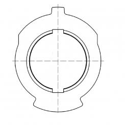 DRUCKSCHEIBE K62/2 L6,1 GRÜN 60° 1117443 La Walterscheid® Walterscheid® Rondelle de pression K 62/2 - 1117443
