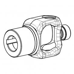 NG P580 RD35H8 P10 GM14 L125 G-LAGER 1134728 La Walterscheid® Wide Angle Connecting Yokes Walterscheid® Hub yoke NG P580 - 1134728
