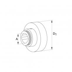 NABE IFM/L 2400 PRS5 SC25 SPB10 L78,560° 1139904 La Walterscheid® Rotary clearance clutches Walterscheid® Hub IFM/L 2400 - 1139904