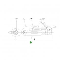 ASST-B GRUNDKÖRPER HUB +-36 KH25,4/40 1200012 La Walterscheid® ASST-B clamping pin spare parts Walterscheid® Lfromel - 1200012