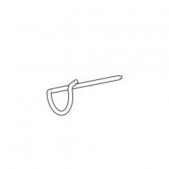 SICHERUNGSFEDER-HVST L63 RD3X139 X12CRNI177 1203496 La Walterscheid® HVST stabilisers Walterscheid® Retaining spring HVST - 1203496