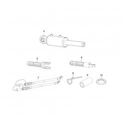 STABILISATOR HVST SET-540 AB L650 1203509 La Walterscheid® HVST stabilisers Walterscheid® Stabilizer Set HVST 540 - 1203509