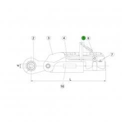 SPLENTRING 65X4,5 180° 1204044 La Walterscheid® ASST-B|S bolt spare parts Walterscheid® Splintering 0 - 1204044