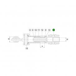 ARRETIERSTANGE SST M30 L210 D31,95 ZN12C CF45 UNI-C43 1204651 La Walterscheid® ASST-B|S bolt spare parts Walterscheid® Locking bar SST 210 - 1204651