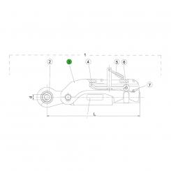 SPERRKLINKE ASST-B/S L219 1205120 La Walterscheid® ASST-B|S bolt spare parts Walterscheid® Bolt ASST-B/S - 1205120