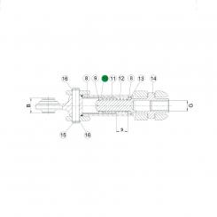 FÜHRUNGSRING-ADSST DI32,2 DA49,7 L11 ZN10C 1205628 La Walterscheid® ADSST stabilisers Walterscheid® Guide ring ADSST - 1205628