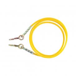 SEIL BS L1800 HAKEN-HAKEN K-MANTEL-GELB 1305453 La(1) Walterscheid® Hydraulic Top links Walterscheid® Wire BS hook hook - 1305453