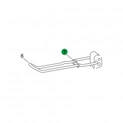 KETTENGLIED 3,5X30X8 OFFEN ZN10C Ä.DIN5685 1307632 La Walterscheid® OHK top link hooks spare parts Walterscheid® Chain link - 1307632