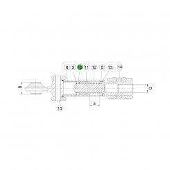 FÜHRUNGSRING-ASST-B DI32,2 DA49,7 L11 ZN10C 1308144 La Walterscheid® ASST-B|S bolt spare parts Walterscheid® Guide ring ASST - 1308144