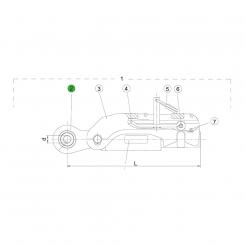 ASST-B KH25,4-51 L246 1309379 La Walterscheid® ASST-B|S bolt spare parts Walterscheid® Housing ASST-B - 1309379