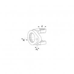 KG KB61/20 2300 R48 B8,25 L75 1334842 La Walterscheid® Shear bolt clutches Walterscheid® Clutch yoke KB 61/20 - 1334842
