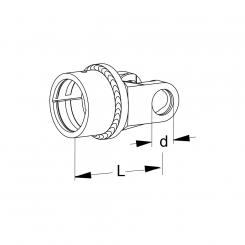GEHÄUSE F5/12R 2300 L106,8 NIP 1379586 La Walterscheid® Walterscheid® Boîtier F 5/12R - 1379586