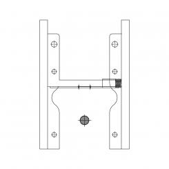 KU367 W=309/30/22 mm-5H 8002614 La Walterscheid® Anhängetechnik Walterscheid® Kupplungsbock KU367K - 8002614