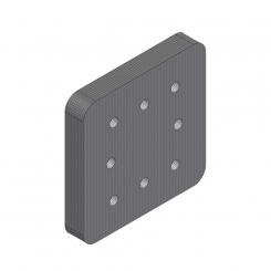 200x200x30 mm/1x110x100M16-8H 8003242 La Walterscheid® Anhängetechnik Walterscheid® Montageplatte ASP7110-200 - 8003242
