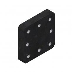 210x210x40 mm/1x145x145/160M20-8H 8004473 La Walterscheid® Kalotten Walterscheid® Montageplatte ASP7160-210 - 8004473