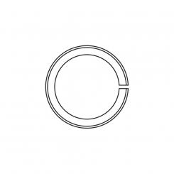 D=50x60x45 mm DIN 74053 8004938 La Anhängetechnik Zugösenbuchse ZOB74053A - 8004938