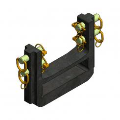 W=329/32/25 mm-52x232/111+171 mm 8005130 La Walterscheid® Hitches Walterscheid® adjustable Drawbar Support ZPST4329F – 8005130