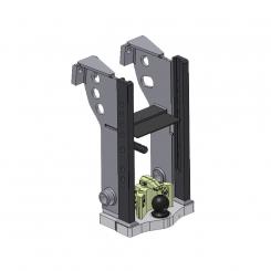 KU337 W=329/32/25 mm-7H 8005246 La Walterscheid® Hitches Walterscheid® Quick adjustable support KU337KK – 8005246