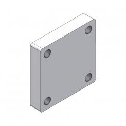 160x160x30/1x120x120M20-4H 8005500 La Walterscheid® Anhängetechnik Walterscheid® Montageplatte ASP7120 - 8005500