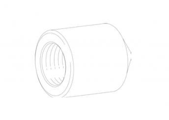 ANSCHWEISSMUFFE HST CAT.3 M33X2 L68 D50 Anschweissmuffe 1 Walterscheid® Walterscheid® Moufle de soudage - 1306215