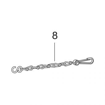 SC-HALTEKETTE L400 ZN12/CN/T2 1044321 La Walterscheid® Walterscheid® Safety chain SC - 1044321