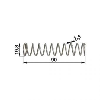 20,3X1,8X84,2 1099050 La Walterscheid® OHK top link hooks spare parts Walterscheid® Compression spring - 1099050