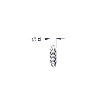 DA14,6X1,6 L46,8 I13,25 1099481 La Walterscheid® Crochets de bras inférieur seuls UHK-B Walterscheid® Ressort en traction Cat. 3 H - 1099481
