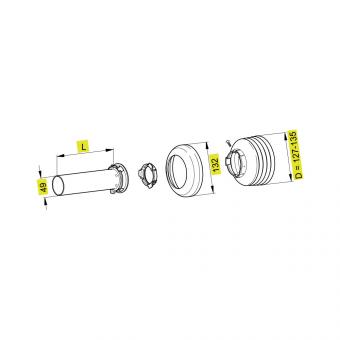 SDH05 J1000 850510 K 1103849 La Walterscheid® Walterscheid® Demi protectuer intérieur SDH 05 - 1103849