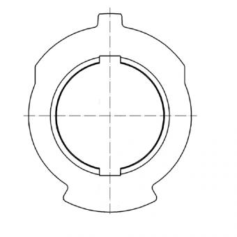 DRUCKSCHEIBE K62/2 L6,1 GRÜN 60° 1117443 La Walterscheid® Walterscheid® Druckscheibe K 62/2 - 1117443