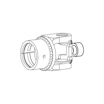GEHÄUSE F5/1R 2580 L122,8 GESCHL NIPZENT 1136986 La Walterscheid® Walterscheid® Kupplungsgehäuse F 5/1R - 1136986