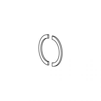 S 59,8X72X3 2STÜCK SET 1152164 La Walterscheid® Walterscheid® Moitié rondelle d'appui - 1152164