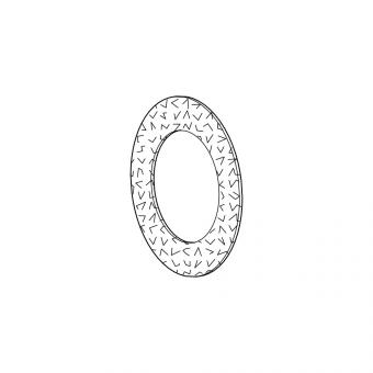 REIBSCHEIBE K96 100,5X157X3 1177009 La Walterscheid® Walterscheid® Friction disk K 96 - 1177009