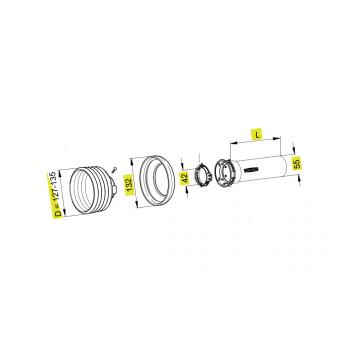 SDH05 A1000 850510 K 1185511 La Walterscheid® Walterscheid® Safety guard half outer SDH 5 - 1185511
