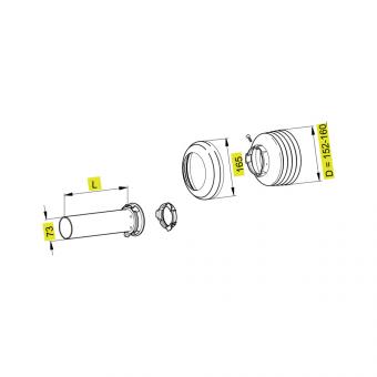 SDH25 J1000 852512 K 1190053 La Walterscheid® Walterscheid® Schutzhälfte innen SDH 25 - 1190053