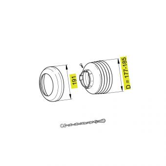 SDH25 J1000 852612 K 1199915 La Walterscheid® Walterscheid® Demi protectuer intérieur SDH 25 - 1199915