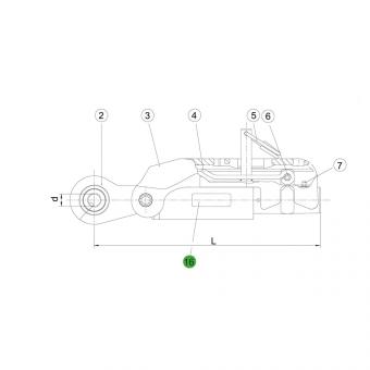 ASST-B GRUNDKÖRPER HUB +-36 KH25,4/40 1200012 La Walterscheid® ASST-B avec goupille de serrage seul Walterscheid® Autocollant - 1200012