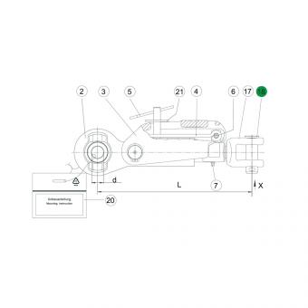 D25,4/30 L80/76 B7,3 GR.KTL-SW 1205059 La Walterscheid® ADSST-S seul Walterscheid® Boulon 80 - 1205059