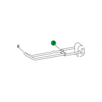 KETTENGLIED 3,5X30X8 OFFEN ZN10C Ä.DIN5685 1307632 La Walterscheid® OHK top link hooks spare parts Walterscheid® Chain link - 1307632