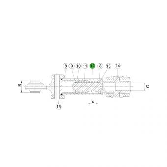 36,75X4,25X85 1307985 La Walterscheid® ASST-B clamping pin spare parts Walterscheid® Compression spring - 1307985