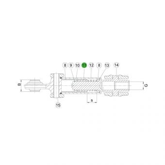 ASST-B DI42 DA48 L32,5 FE/A-DIN50938 1308143 La Walterscheid® ASST-B|S bolt spare parts Walterscheid® Bush 48 - 1308143