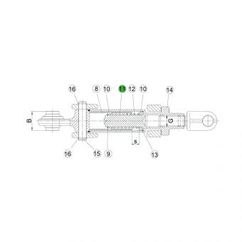 ASST-B DI42 DA48 L53,5 FE/A-DIN50938 1309077 La Walterscheid® ADSST spare parts Walterscheid® Bush 48 - 1309077